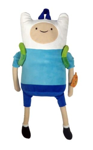 Image of Meroncourt Adventure Time Kid's Finn Character Plush Children's Backpack 8.4 Liters, Multicolour BIO-BP171087ADV