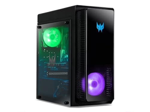Image of acer Predator Orion 3000 PO3-650 Gaming PC - (Intel Core i5-13400F, 16GB, 1TB SSD, NVIDIA GeForce RTX 3060, Windows 11, Black)