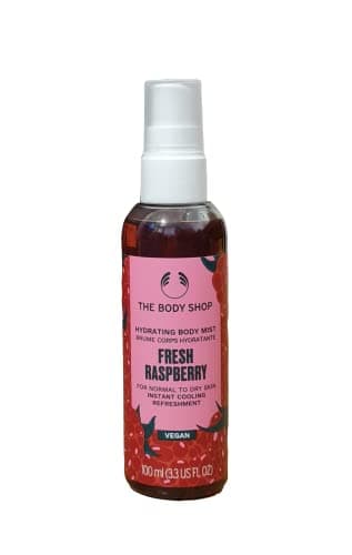 Image of The Body Shop fresh Raspberry Hydrating Body Mist, For Normal to Dry Skin 100 ml
