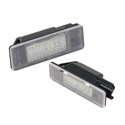 Image of AutoStyle Set LED License Plate Lights compatible with Citroën/Peugeot various models - Version 2