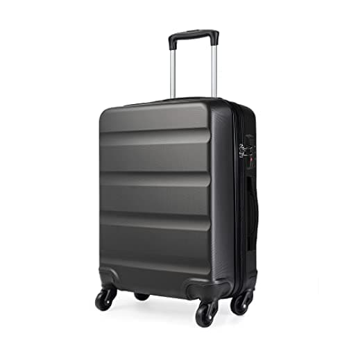 Image of Kono 28 Inch Large Suitcase Lightweight Luggage with 4 Spinner Wheels & TSA Lock ABS+PC Hardshell Travel Case (Grey)