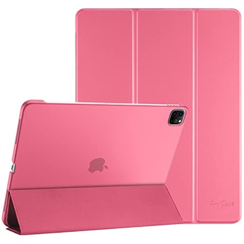 Image of ProCase Smart Case for iPad Pro 11 Inch 2022/2021/2020/2018 (4th /3rd /2nd /1st Generation), Slim Stand Hard Back Shell Cover -Melonpink