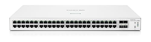 Image of HPE Networking Instant On Switch Series 1830 48-Port Gb Smart-managed Layer 2 Ethernet Switch | 48x 1G | 4x SFP | Fan-less | UK Cord (JL814A#ACC)