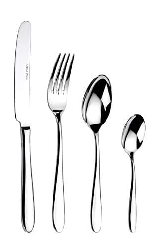 Image of Arthur Price Every Day Arthur Price Willow 24-Piece 6 Person Cutlery Set, Stainless Steel, Stainless Steel, 34 x 31 x 5 cm
