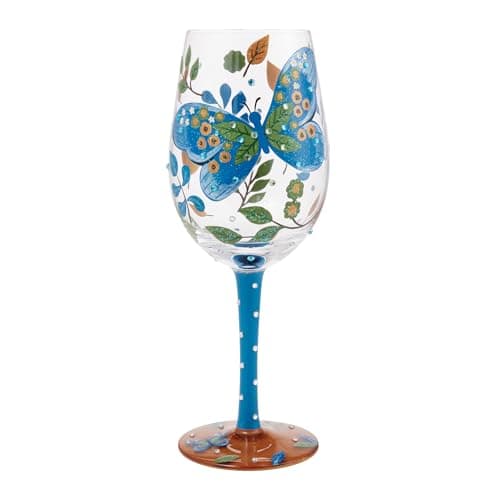 Image of Enesco Lolita Garden Butterfly Wine Glass