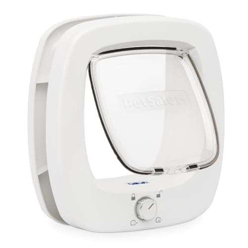 Image of PetSafe Big Cat Door – Interior and Exterior Pet Door for Cats, Small Dogs and Multi-Pet Households – Push-&-Turn 4-Way Locking Mechanism for Extra Security – Soft Close Flap for Added Safety