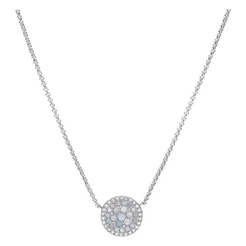 Image of Fossil Necklace for Women Vintage Glitz, Length: 40 cm + 5 cm extension Silver Stainless Steel Necklace, JF03224040