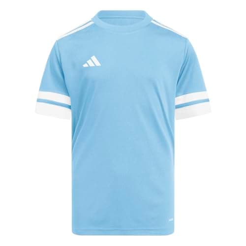 Image of adidas Unisex Kids SQUADRA25 Jersey Short Sleeve Kids, Team Light Blue/White, 9-10 Years