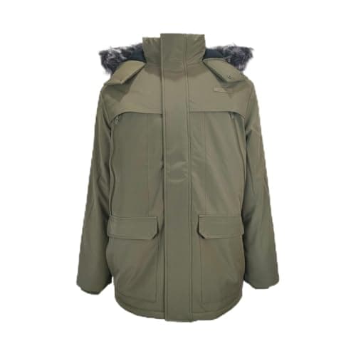 Image of Jack Wills Mens Parka Jacket Long Sleeve Water Resistant Olive S