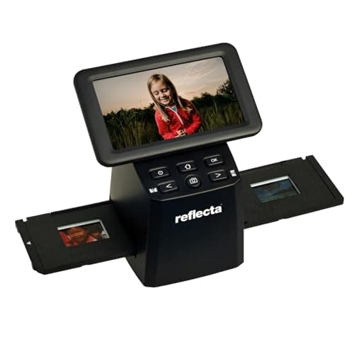 Image of Reflecta x33-Scan Slide Scanner and Negative Scanner with 15.3 MP CMOS Sensor, 5 Inch IPS Display, Automatic and Manual Colour Correction, Scans 35 mm Films and Slides without PC