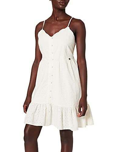 Image of Superdry Women's Broderie Mini Dress, Cream, M