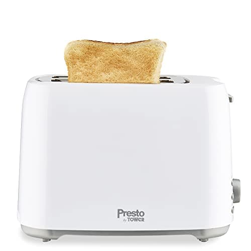 Image of Tower PT20055WHT Presto 2 Slice Toaster, White
