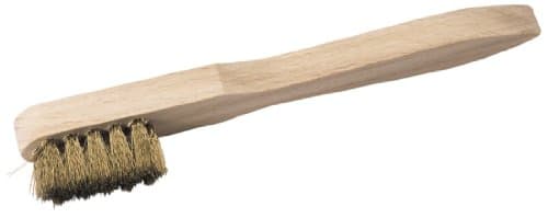 Image of Draper Spark Plug Cleaning Brush | 150mm Rust Removal Tool| Wooden Handle | Paint Removal | Cleaning Hand Tools | 13157