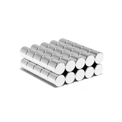 Image of Magnet Store 10mm x 10mm Neodymium Disc/Cylinder Magnet N42 (4.02KG Pull) - Excellent for DIY Projects, Magnetic Assemblies, and Crafting (10)