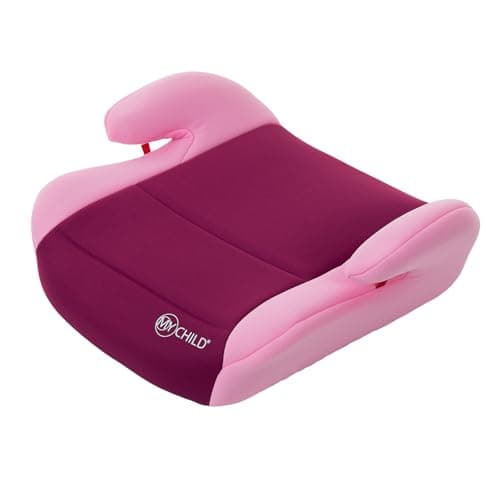 Image of MyChild Brundle Group 2/3 Booster Car Seat Pink., Backless Booster Seat. Lightweight 700g. From 15kg to 36kg Approx. 4 - 12 Years