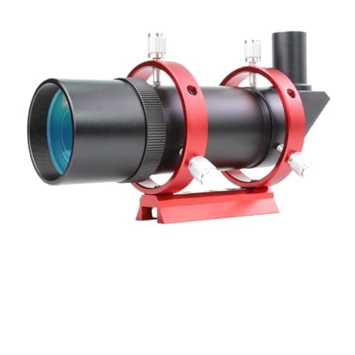 Image of 9x50 Right Angle Correct-Image Finder Scope with Crosshair & Guide Rings