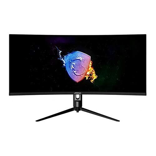Image of MSI Optix MAG342CQR 34 Inch UWQHD Curved Gaming Monitor - 1500R 3440 x 1440 VA Panel, 144 Hz / 1 ms, Adaptive Sync, HDR Ready, Mystic Light, 4-Way Adjutable Stand - DP 1.4, HDMI 2.0