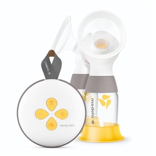 Image of Medela Swing Maxi Double Electric Breast Pump, More Milk in Less Time, Chargeable with USB, Featuring PersonalFit Flex Shields and Medela 2-Phase Expression Technology