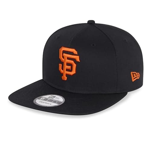 Image of New Era San Francisco Giants MLB Essentials Black 9Fifty Snapback Cap - S-M (6 3/8-7 1/4)
