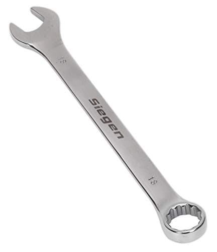 Image of Sealey S01018 Combination Spanner, 18mm, 220mm x 25mm x 61mm, Silver