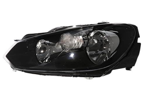 Image of Valeo - 43850 - High Performance Halogen Left Main Headlamp - For VOLKSWAGEN Golf VI 10/2008 > 07/2013 - Front - Left side - Pack of 1