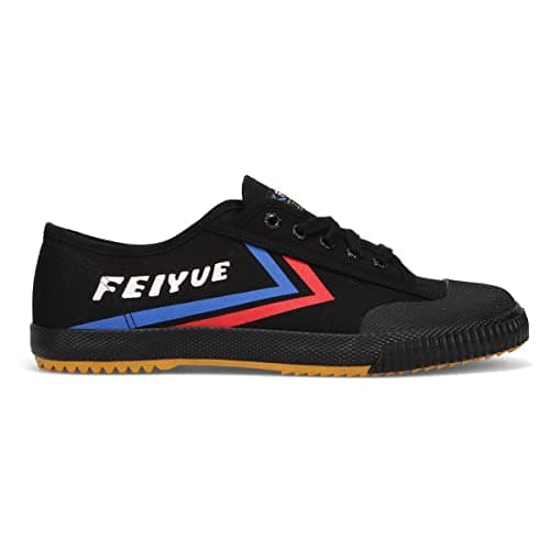 Image of Feiyue 1920 Lo Canvas Trainers Black Blue Red