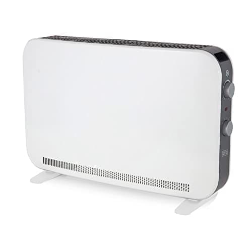 Image of BLACK+DECKER 2.2KW Portable Convector Heater, Anti-Frost Protection, White Heat Output 2200W, BXCV41001GB