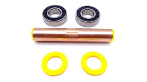 Image of RS Pro Riders FW3 FW5 FW7 C2 C2i FREEWAY 2 & SPORT GOLF CART/BUGGY FRONT WHEEL BEARING & AXLE UPGRADE KIT - STAINLESS STEEL 2RS 32mm (INCLUDES FITTING INSTRUCTIONS)