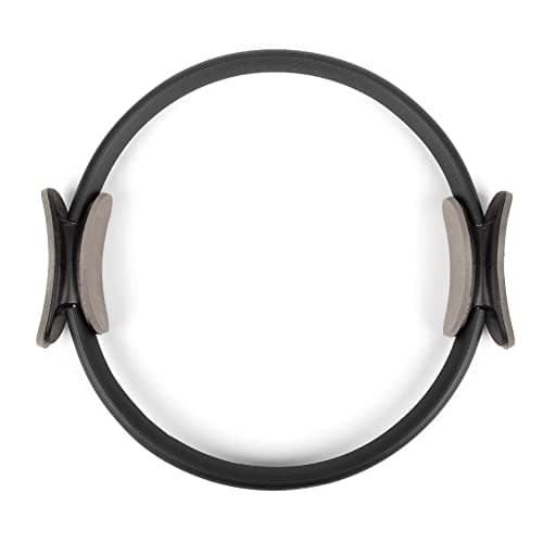 Image of Phoenix Fitness Pilates Ring - Double Handle Exercise Circle Fitness Magic Circle Resistance Ring Dual Grip for Yoga Core Training - 15 Inch, Black