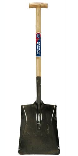 Image of Spear & Jackson 2521HT No.4 Open Socket Square Mouth Contractors Shovel