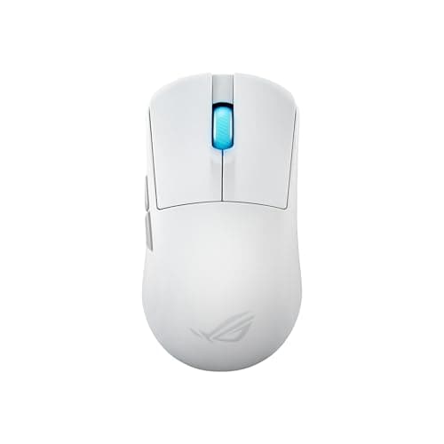 Image of ASUS ROG Harpe Ace Mini Wireless Gaming Mouse – Small Compact Design, 49g Lightweight, 36K DPI AimPoint Sensor, Esports & FPS Gaming, Pro-Approved, White