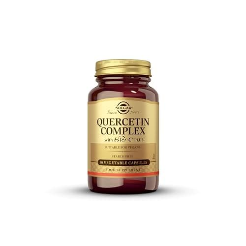 Image of Solgar Quercetin Complex with Ester-C Plus Vegetable Capsules - 100 count (Pack of 1)