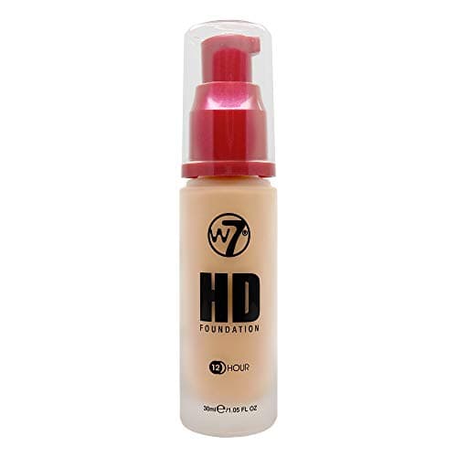 Image of W7 HD Foundation - Oil-Free Liquid Foundation for Poreless, Matte Medium Coverage - 30ml (Creme Brulee)