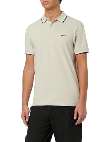 Image of BOSS Men's Polo Shirt, Light Beige 275, XL
