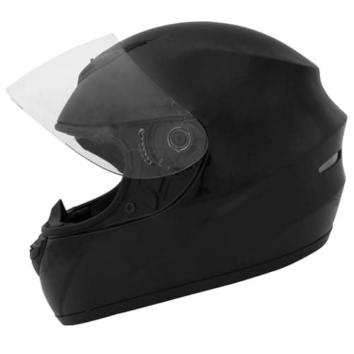 Image of Zorax Black XL (61cm) Full Face Motorcycle Motorbike Helmet ECE 2206 Approved