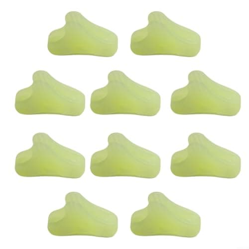 Image of Glow In The Dark Guyline Runners Set Of 10 For Tent Awning for CARAVAN Outdoor UV-Charged Luminescent Nighttime Visibility Lightweight Plastic Easily Identifiable Safety Tensioner