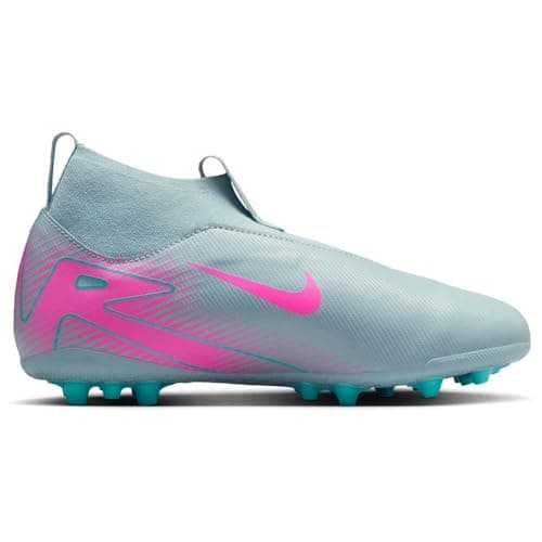 Image of Nike Unisex Kids Jr. Mercurial Superfly 10 Academy Gym Shoes, Ocean Cube Pink Blast, 4 UK Child