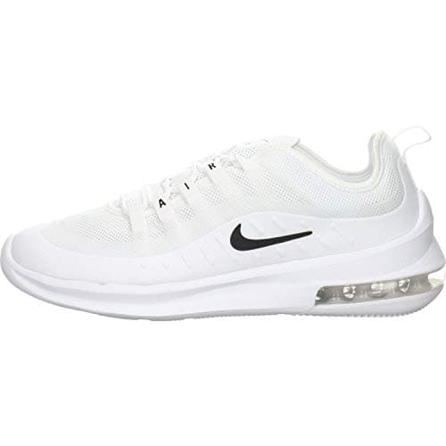 Image of NIKE Boy's Nike Air Max Axis Bg Running Shoes, White Black, 10 UK
