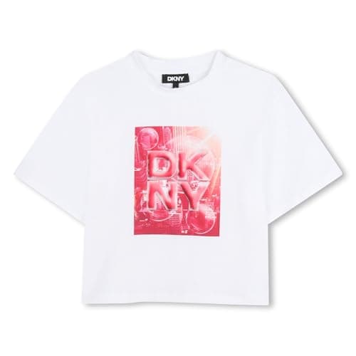 Image of DKNY T-Shirt Girl's, White, 12 Years