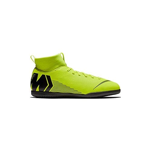 Image of Nike Jr. Mercurial Superfly Vi Club Turf, Unisex Kid's Multisport Indoor Shoes, Black (Volt/Black 701), 3.5 UK (36 EU)