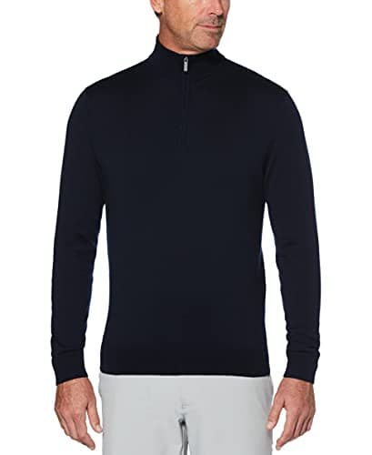 Image of Callaway Men's Weather Series Thermal Merino Wool 1/4 Zip Golf Sweater