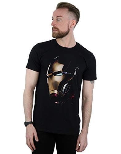 Image of Marvel Men's Avengers Endgame Avenge The Fallen Iron Man T-Shirt Black Medium