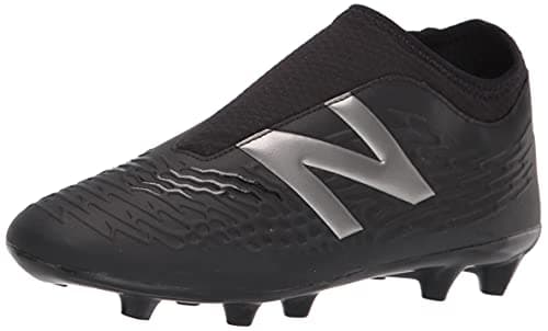 Image of New Balance Boy's Tekela Magique FG V3 Soccer Shoe, Black/Silver, 10.5 Little Kid