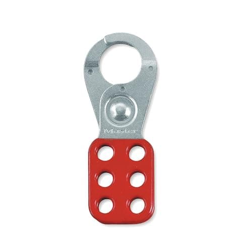 Image of Master Lock 420 Lockout Hasp for 6 Safety Padlocks for Electrical Lockout