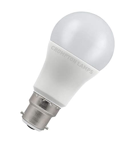 Image of Crompton Lamps LED GLS 11W BC-B22d (75W Equivalent) 2700K Warm White Opal 1055lm BC Bayonet B22 A60 Frosted Thermal Plastic Light Bulb