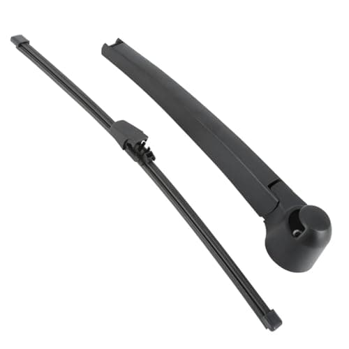 Image of Rear Wiper Blades and Arm, Rear Windshield Wiper Blade and Arm Set Replacement for V-W Polo MK4 2002-2009