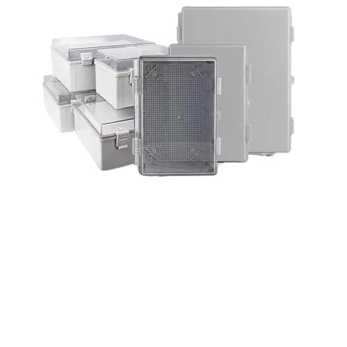 Image of IP66 Waterproof Gray/Transparent ABS Plastic Enclosure Box(220x170x110mm,Grey cover)