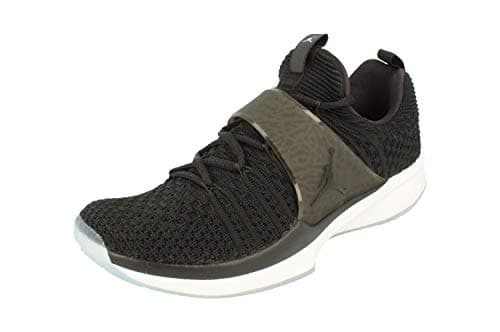 Image of Nike Air Jordan Trainer 2 Flyknit Mens Basketball Trainers 921210 Sneakers Shoes (UK 8.5, Black White 010)