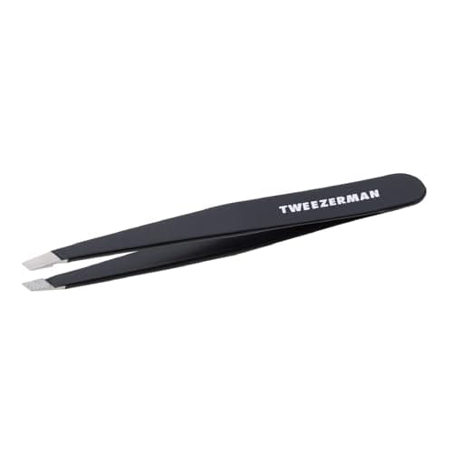 Image of Tweezerman G.E.A.R For Men Stainless Steel Slant Tweezer Black