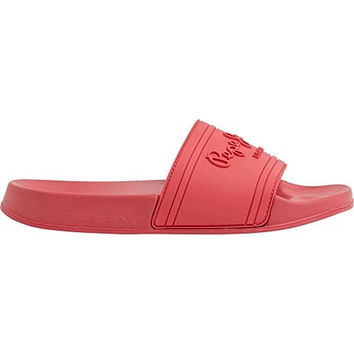 Image of Pepe Jeans Women SLIDER LOGO W Slide Sandals Coral 3